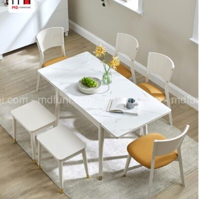 Bộ Bàn Ăn Thông Minh Bếp Từ Cỡ Nhỏ MD-1199# (kèm 4 ghế) 31 MD 11997