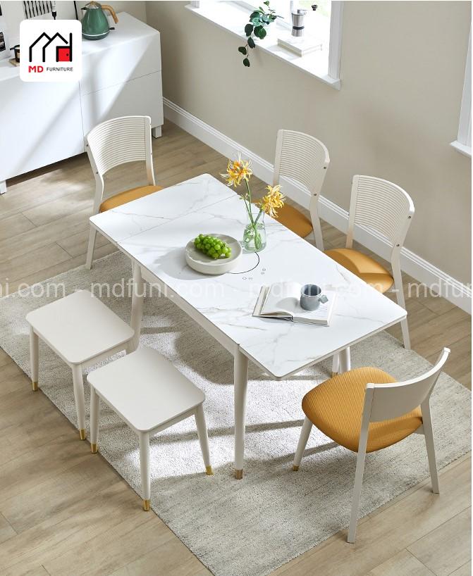 Bộ Bàn Ăn Thông Minh Bếp Từ Cỡ Nhỏ MD-1199# (kèm 4 ghế) 18 MD 11997
