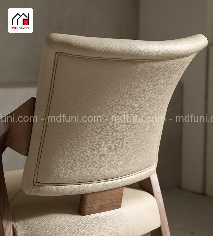 Ghế Bọc Da Cao Cấp Chân Gỗ Tự Nhiên Phong Cách Bắc Âu Hiện Đại MDC-040# 7 C040.8