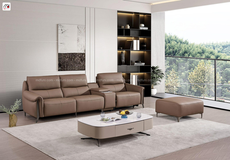 Sofa Văng Da Cao Cấp Có Ghế Chỉnh Điện Hiện Đại Nhập Khẩu MD-9031#