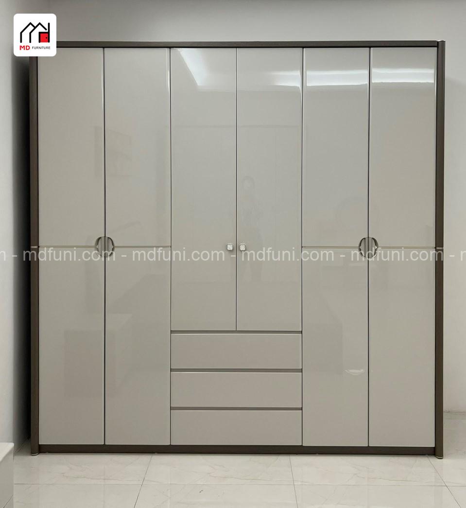 Bộ Giường Tủ MDE-017#6C Hiện Đại Nhập Khẩu 8 017.5
