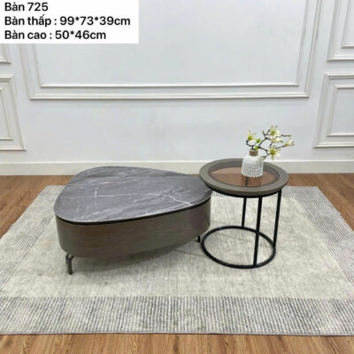 Bàn Trà Đôi Decor Nhập Khẩu MD-725# 22 Ban tra doi MD 725.7