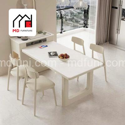 Bàn Ăn Có Bếp Từ Kết Hợp Bàn Đảo MD-821#