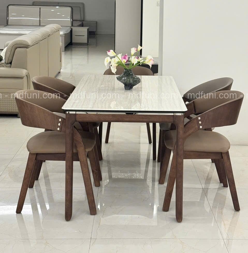 Bộ Bàn Ăn Nhập Khẩu Mặt Đá Tự Nhiên MD-2632# 9 2632 – Ban an da vi tinh 1m4 6 ghe 4 e1783594077378